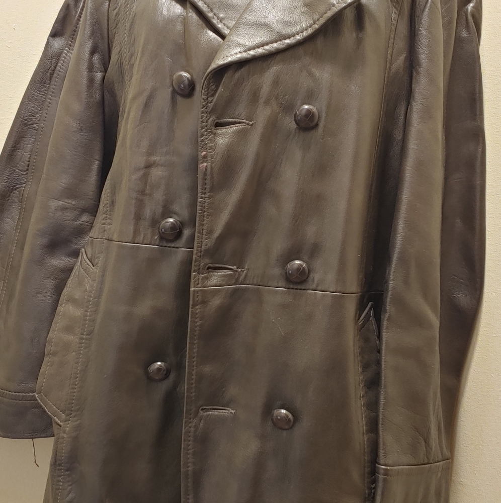 Vintage leather men's Grais jacket